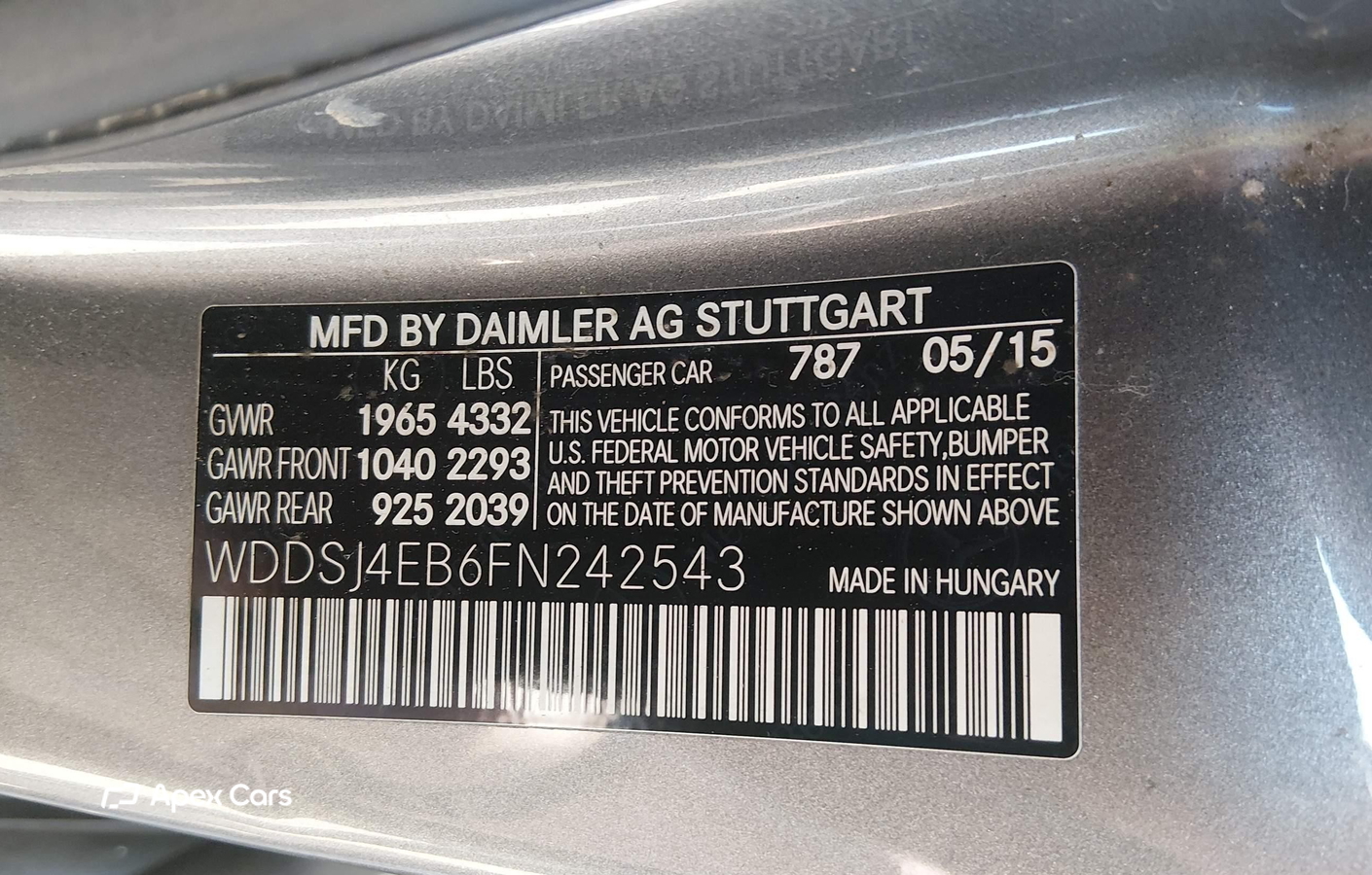 Mercedes-Benz CLA-klasse 2015