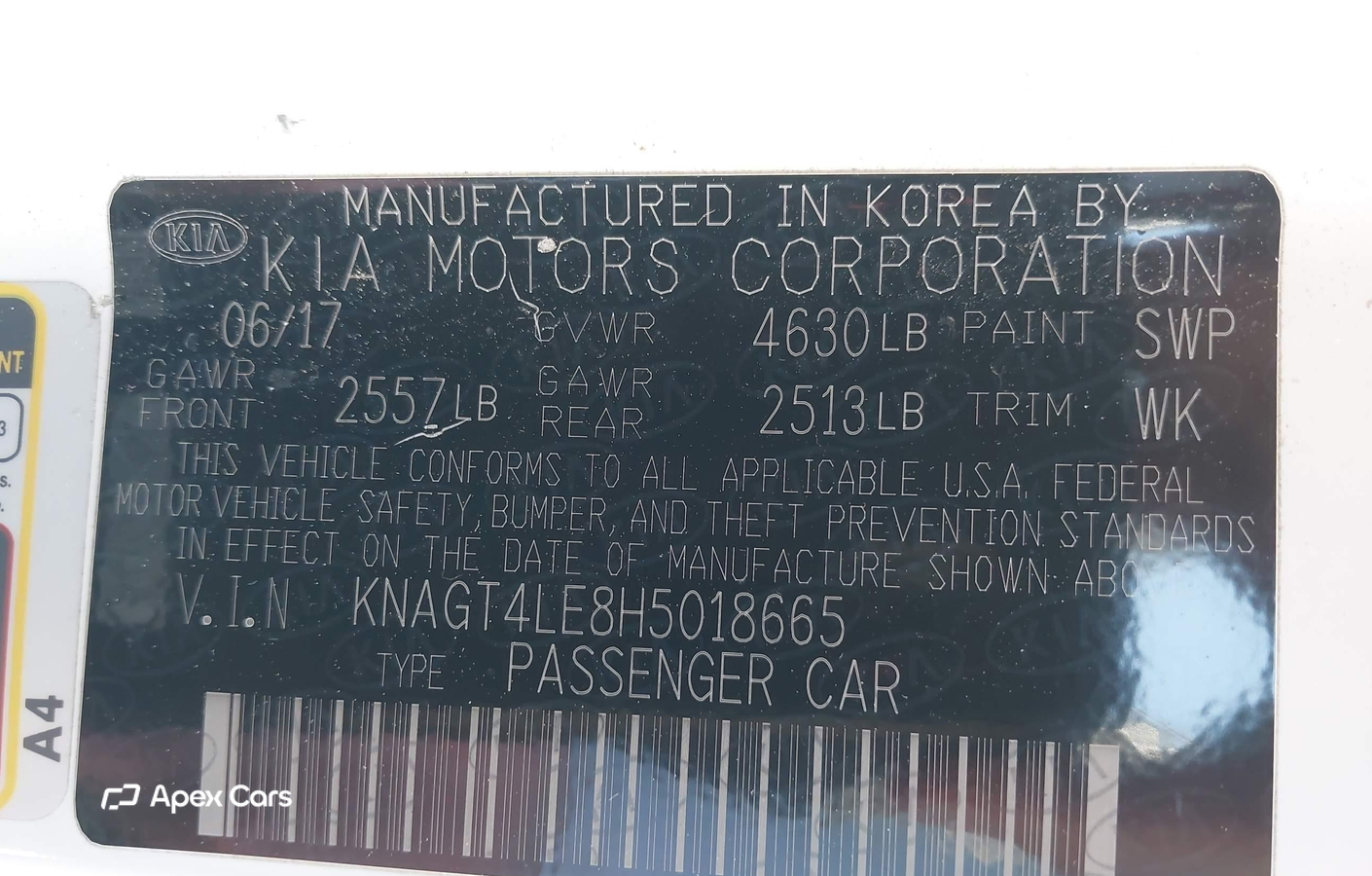 Kia Optima 2017
