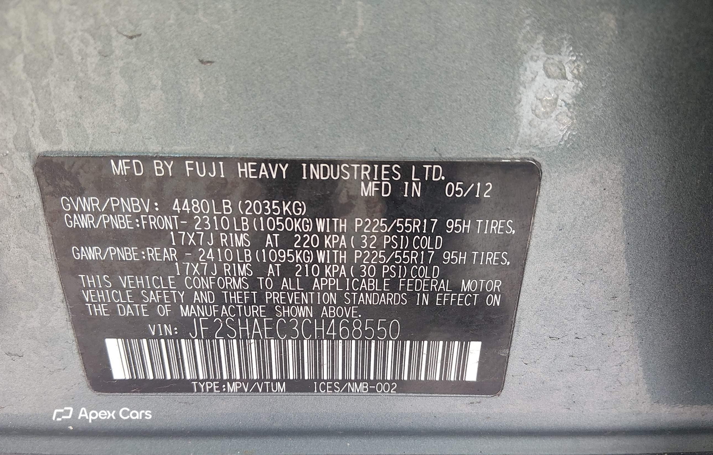 Subaru Forester 2012