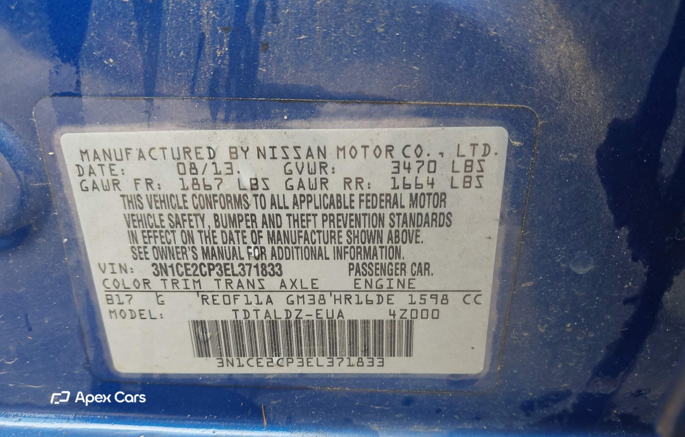 Nissan Versa 2014