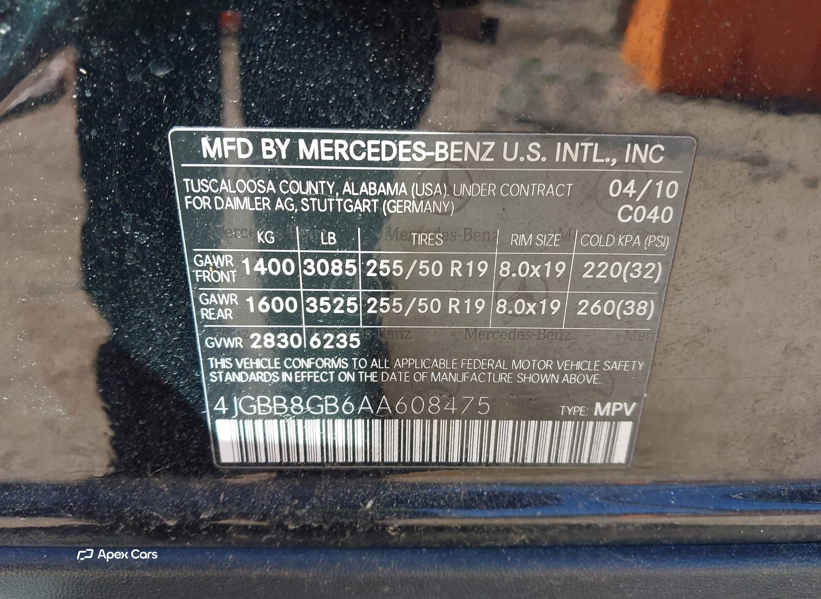 Mercedes-Benz M-klasse 2010