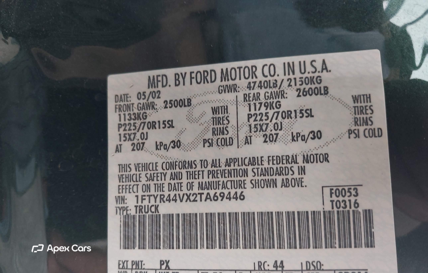 Ford Ranger 2002