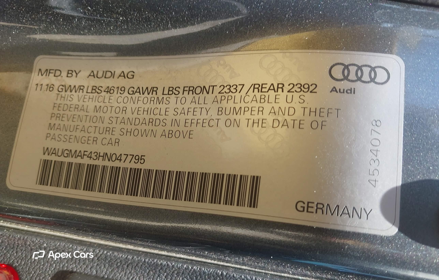 Audi A4 2017