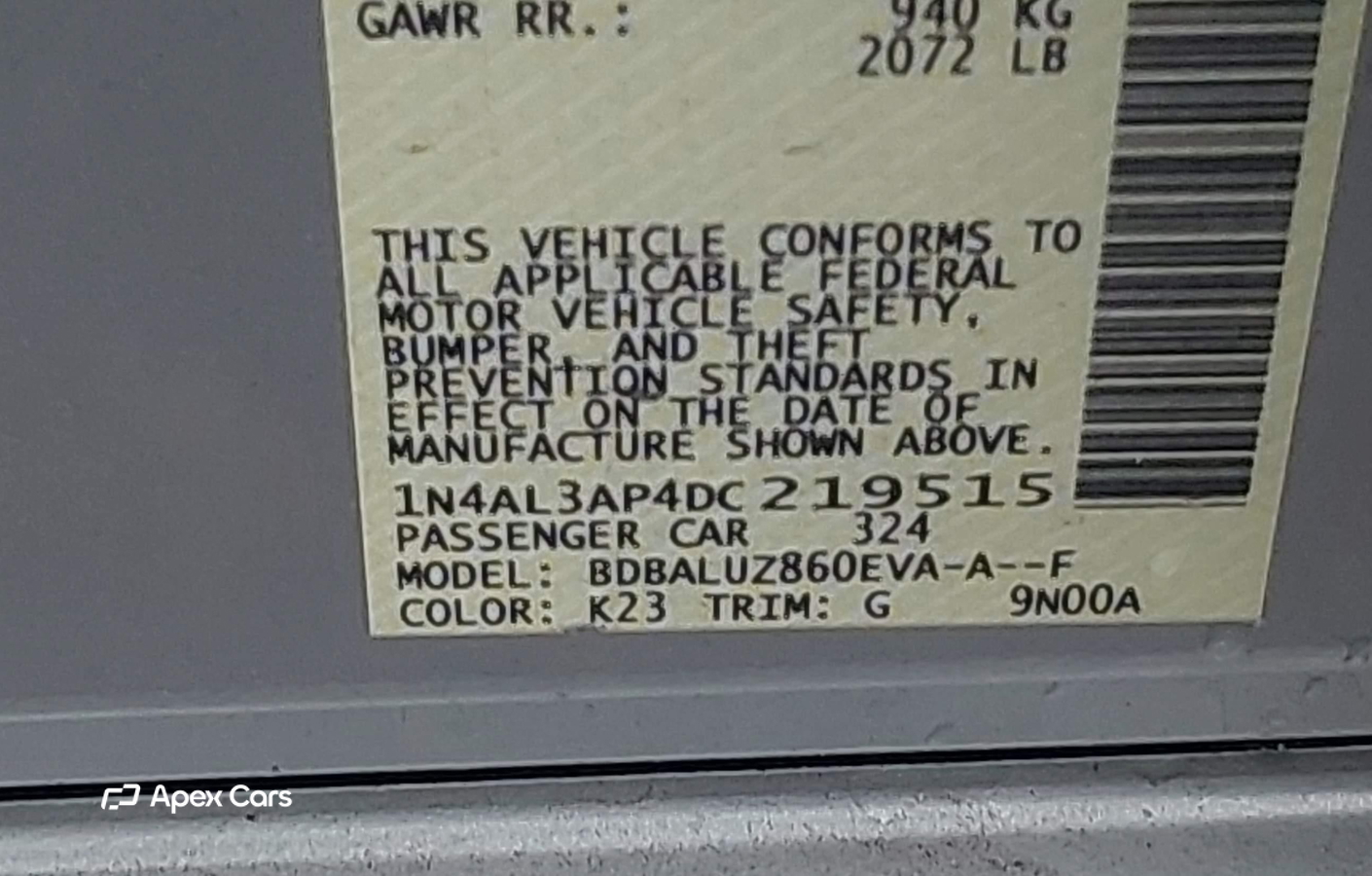 Nissan Altima 2013