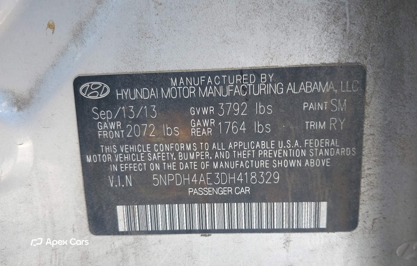 Hyundai Elantra 2013