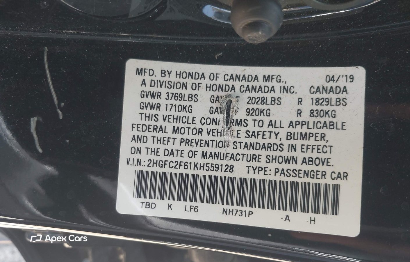 Honda Civic 2019
