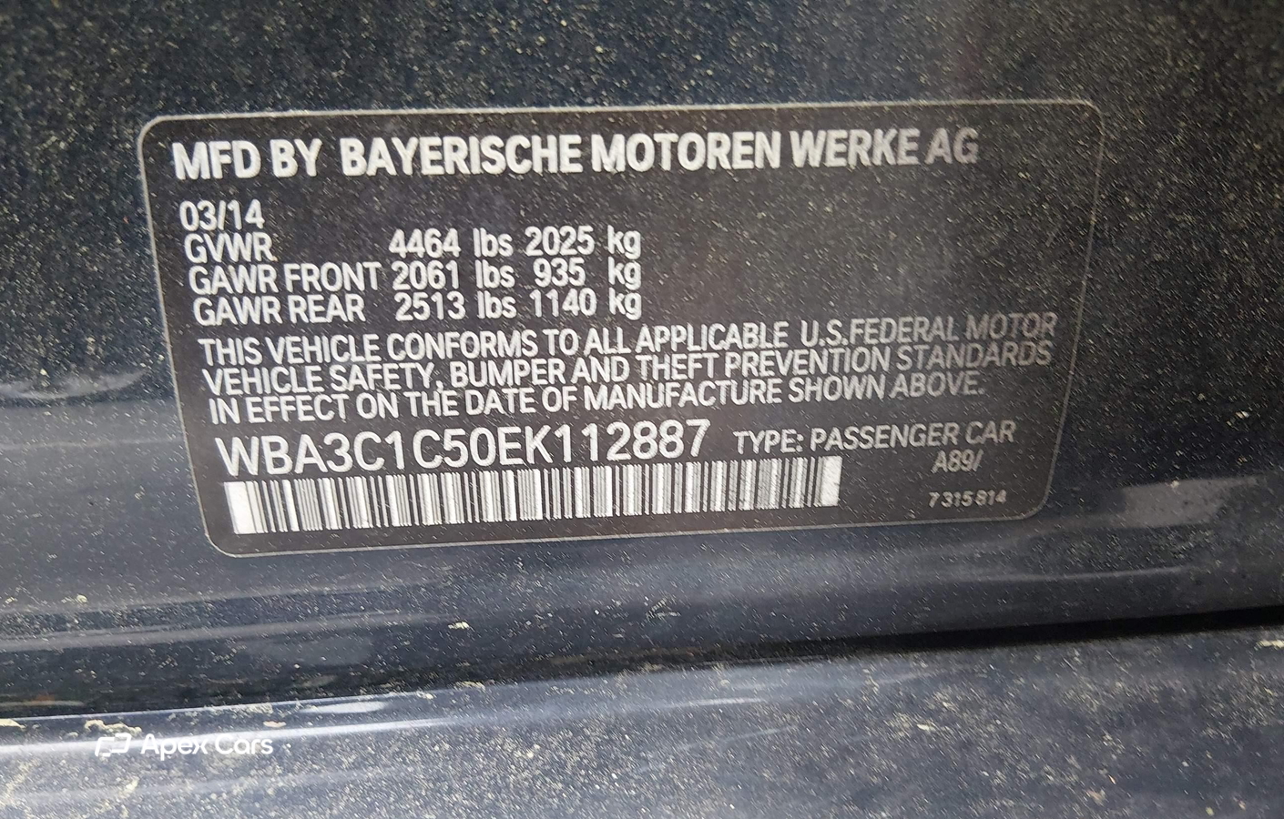BMW Series 3 2014