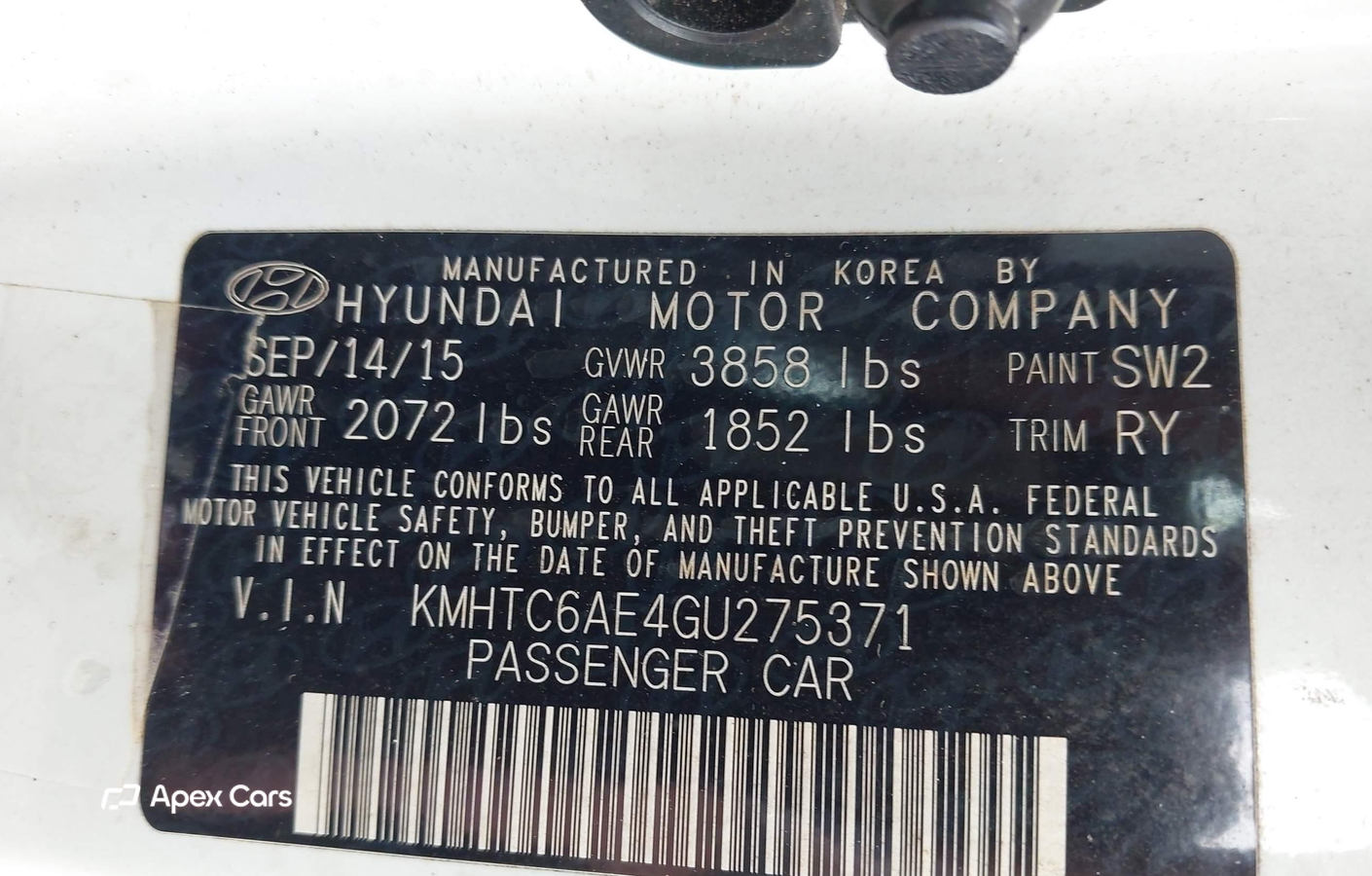 Hyundai Veloster 2016