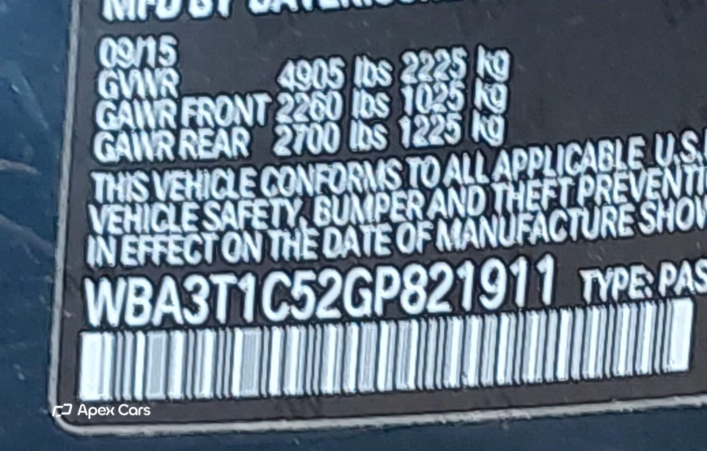 BMW Series 4 2016