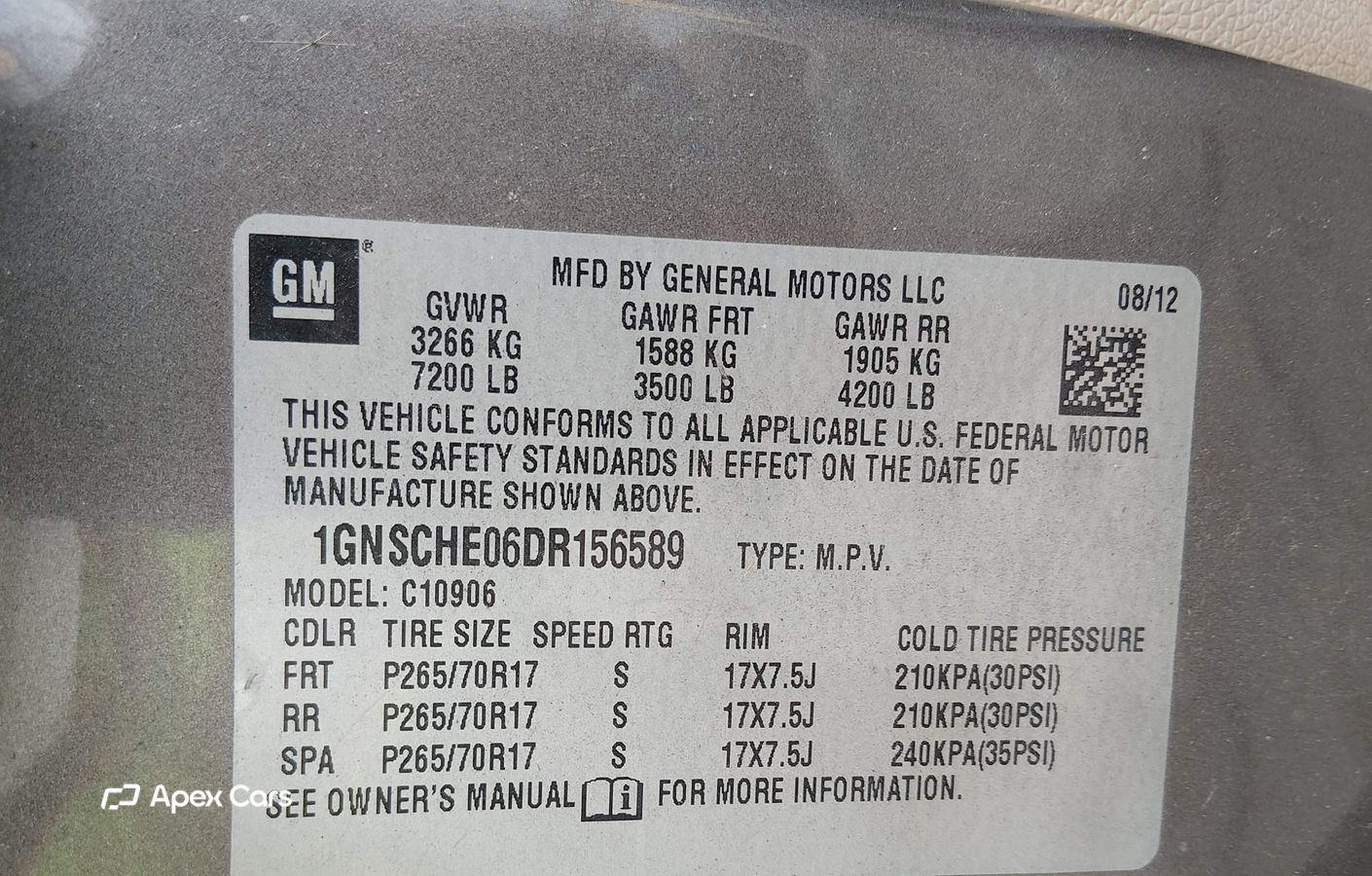 Chevrolet Express 2013