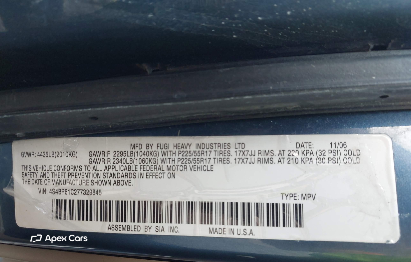 Subaru Outback 2007