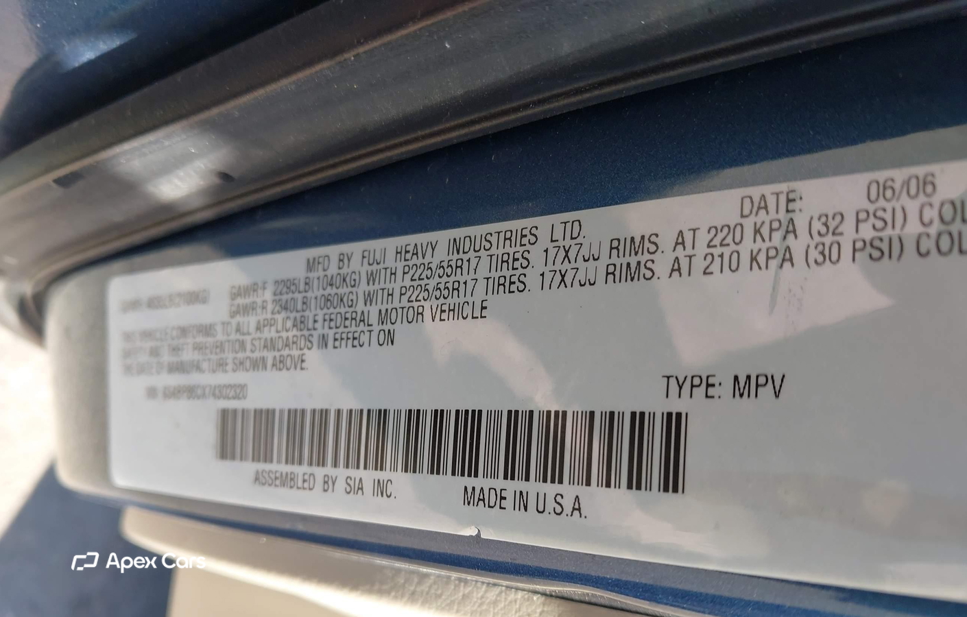 Subaru Outback 2007