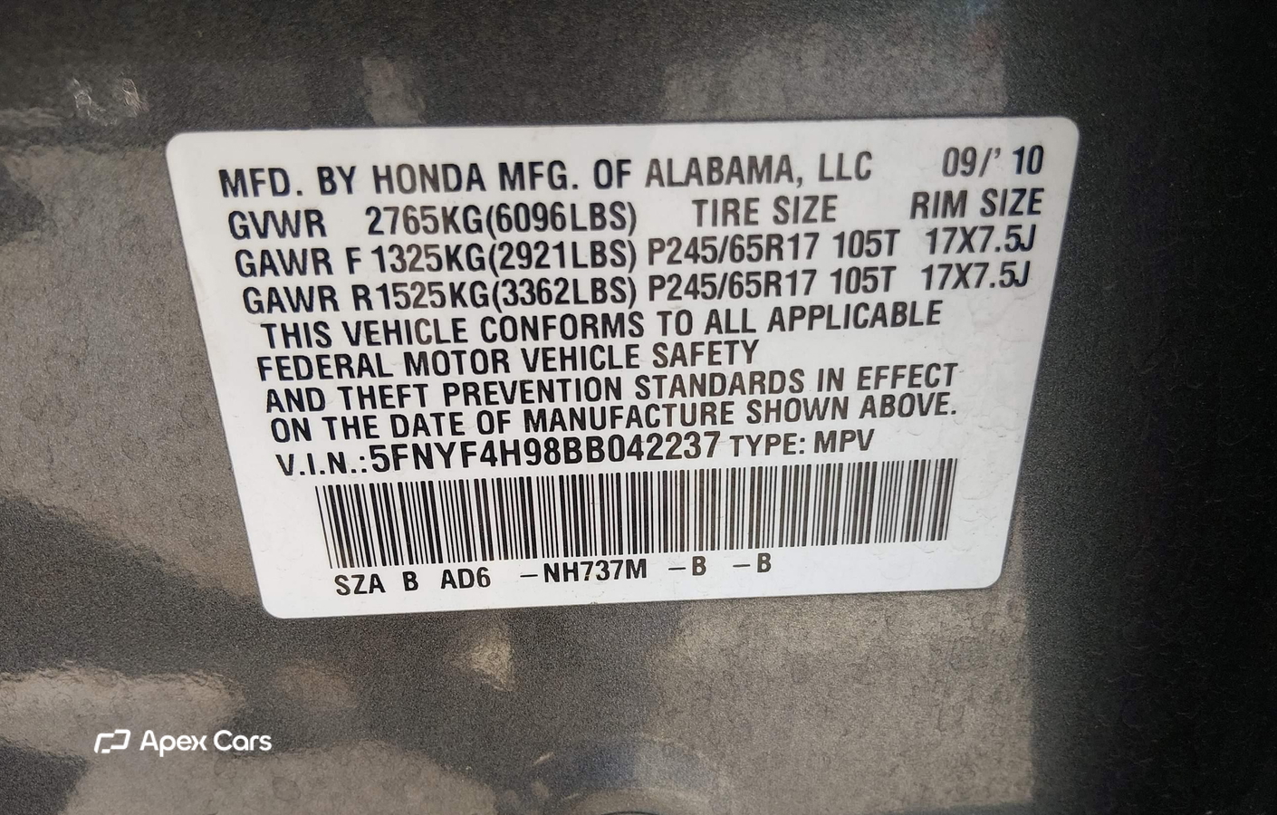 Honda Pilot 2011