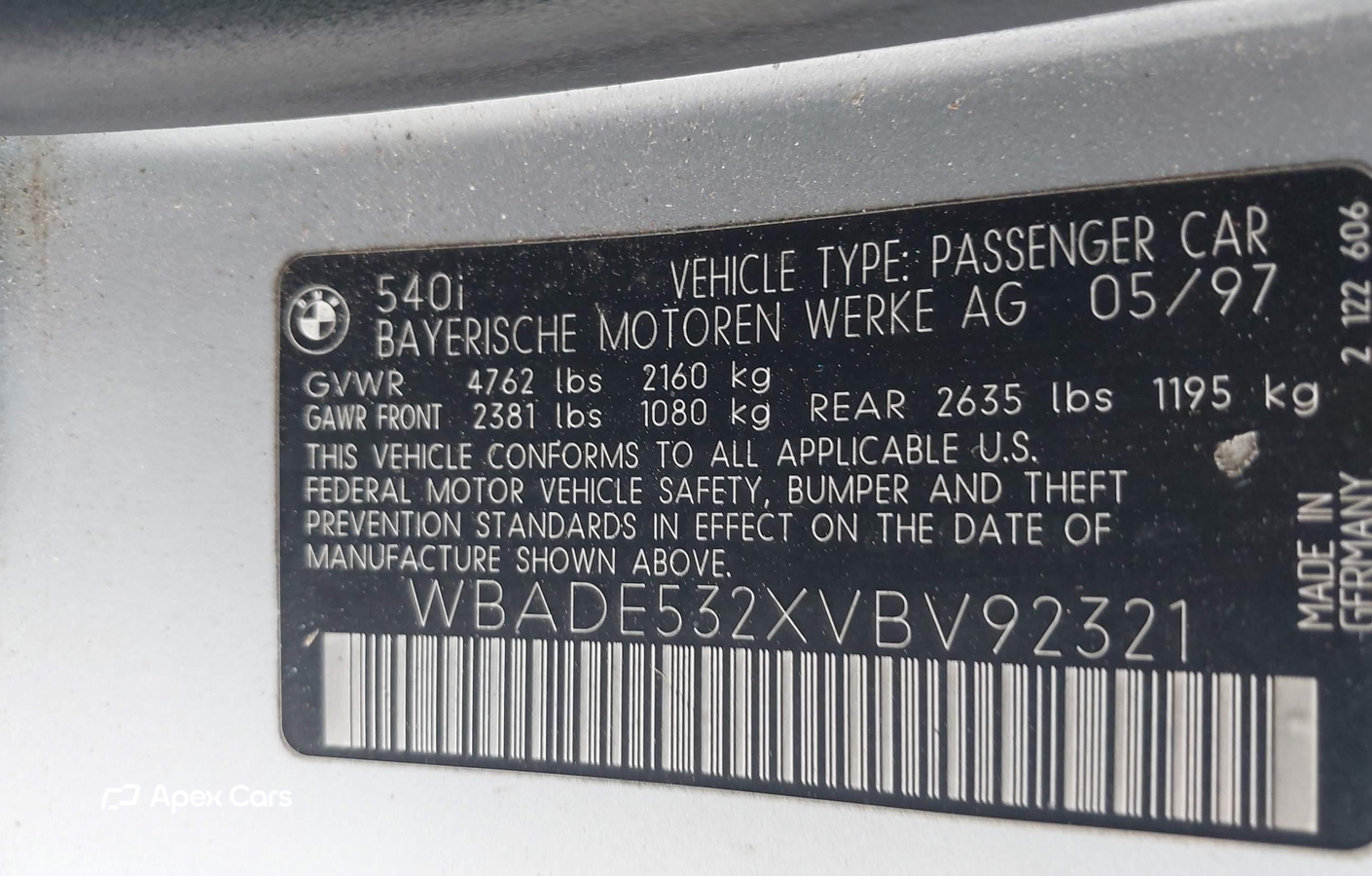 BMW Series 5 1997