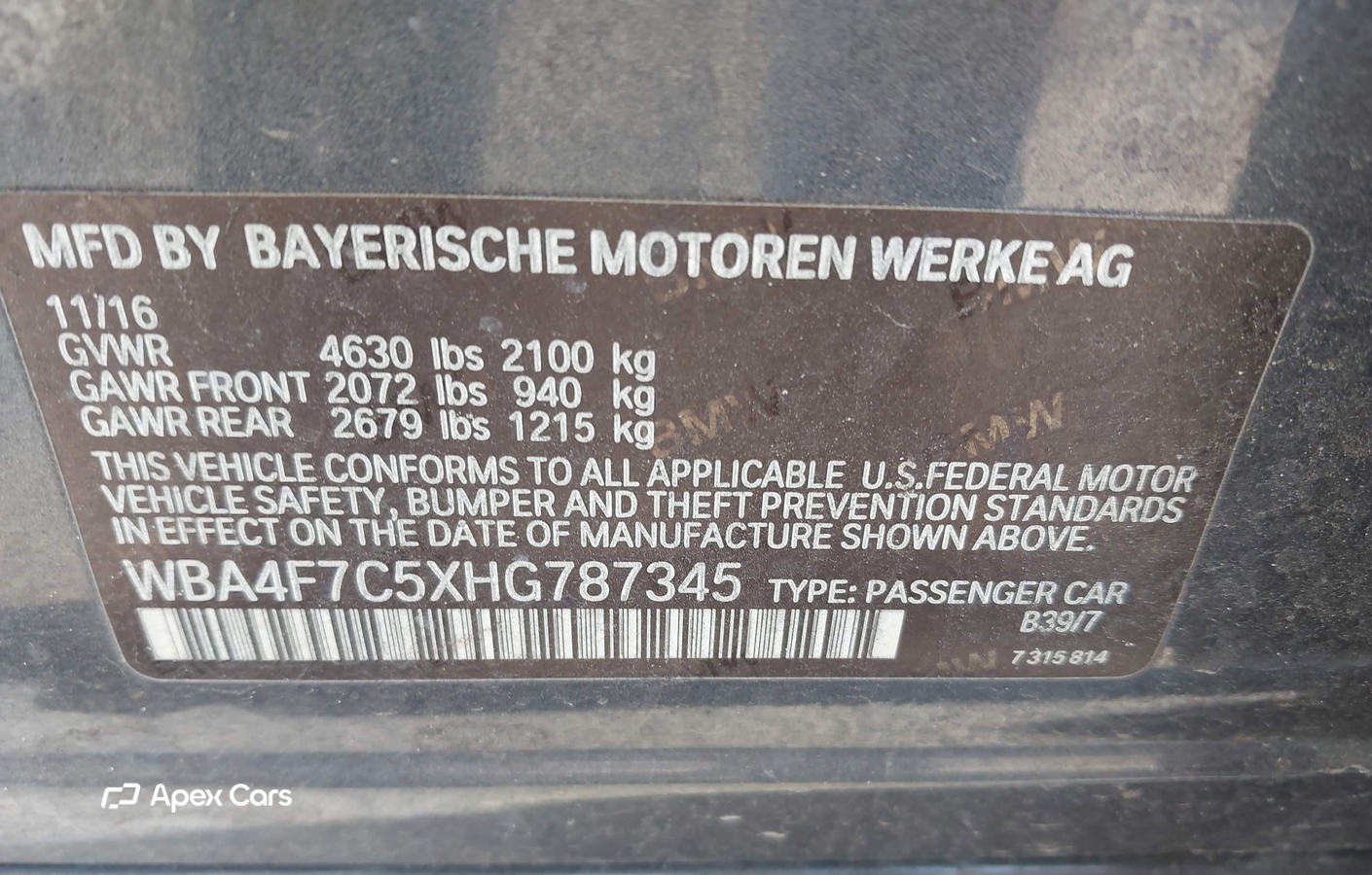 BMW Series 4 2017