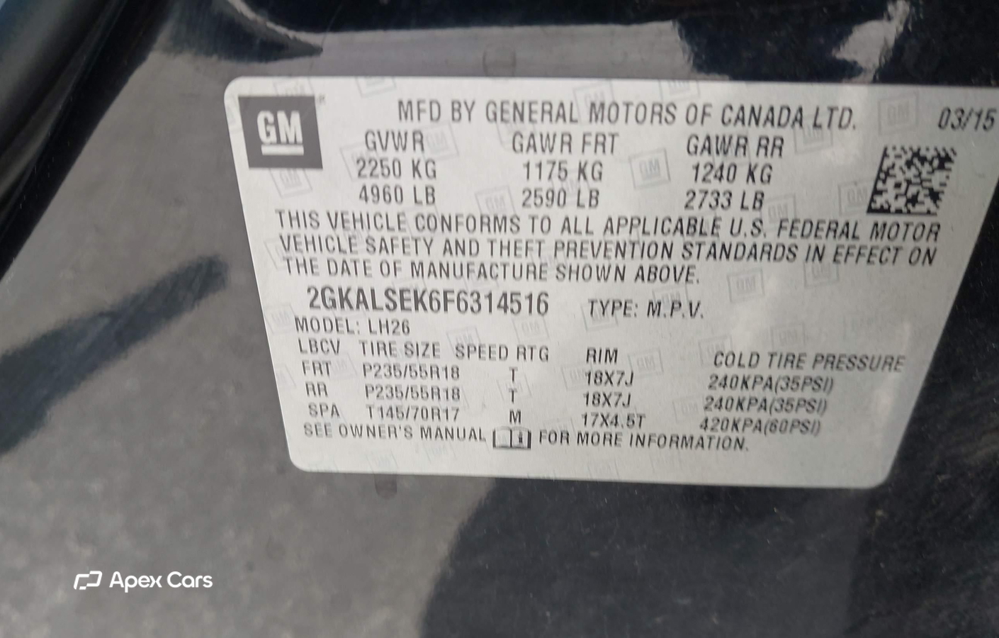 GMC Terrain 2015