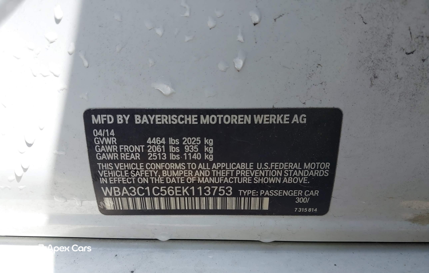 BMW Series 3 2014