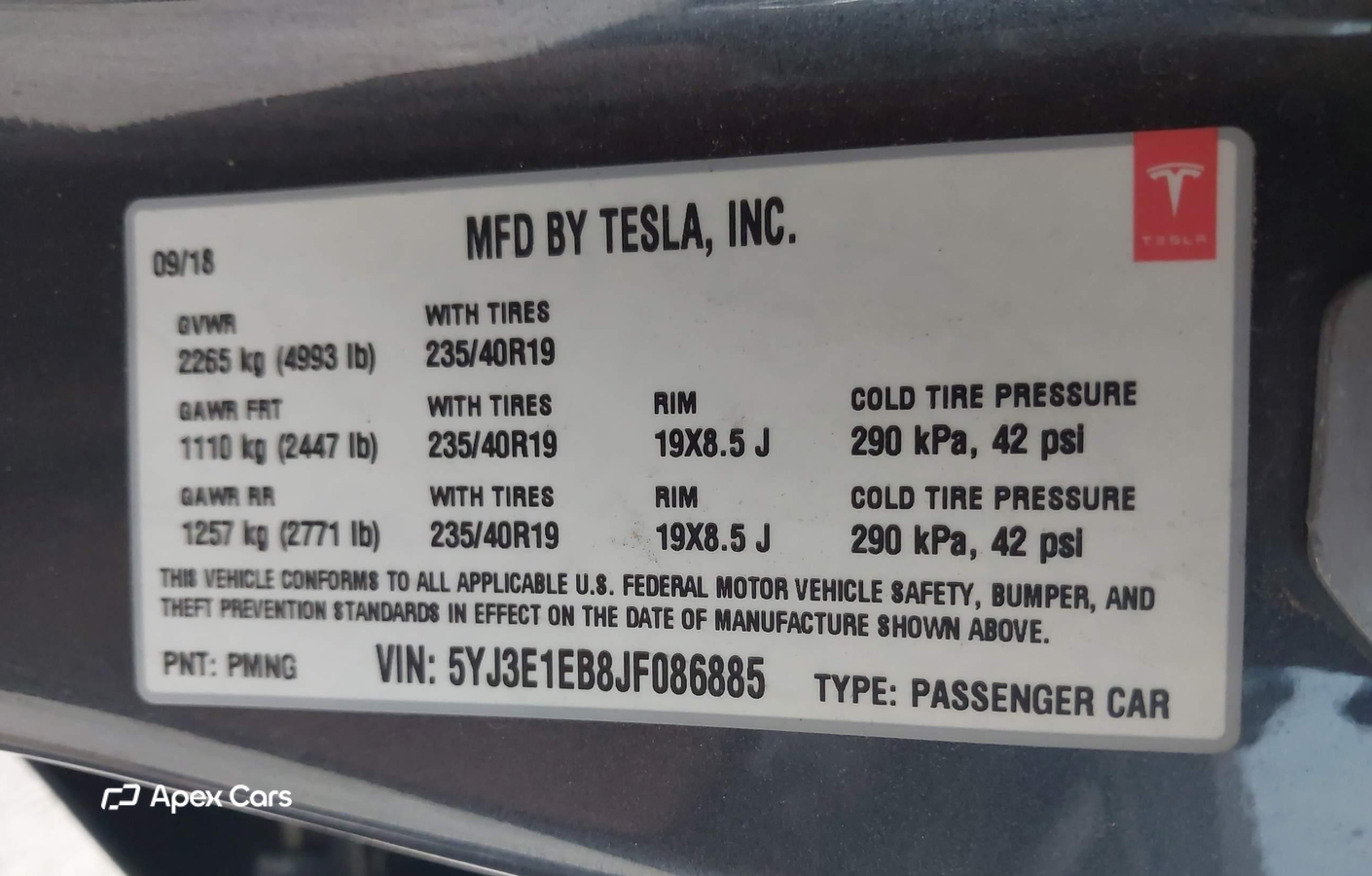 Tesla Model 3 2018