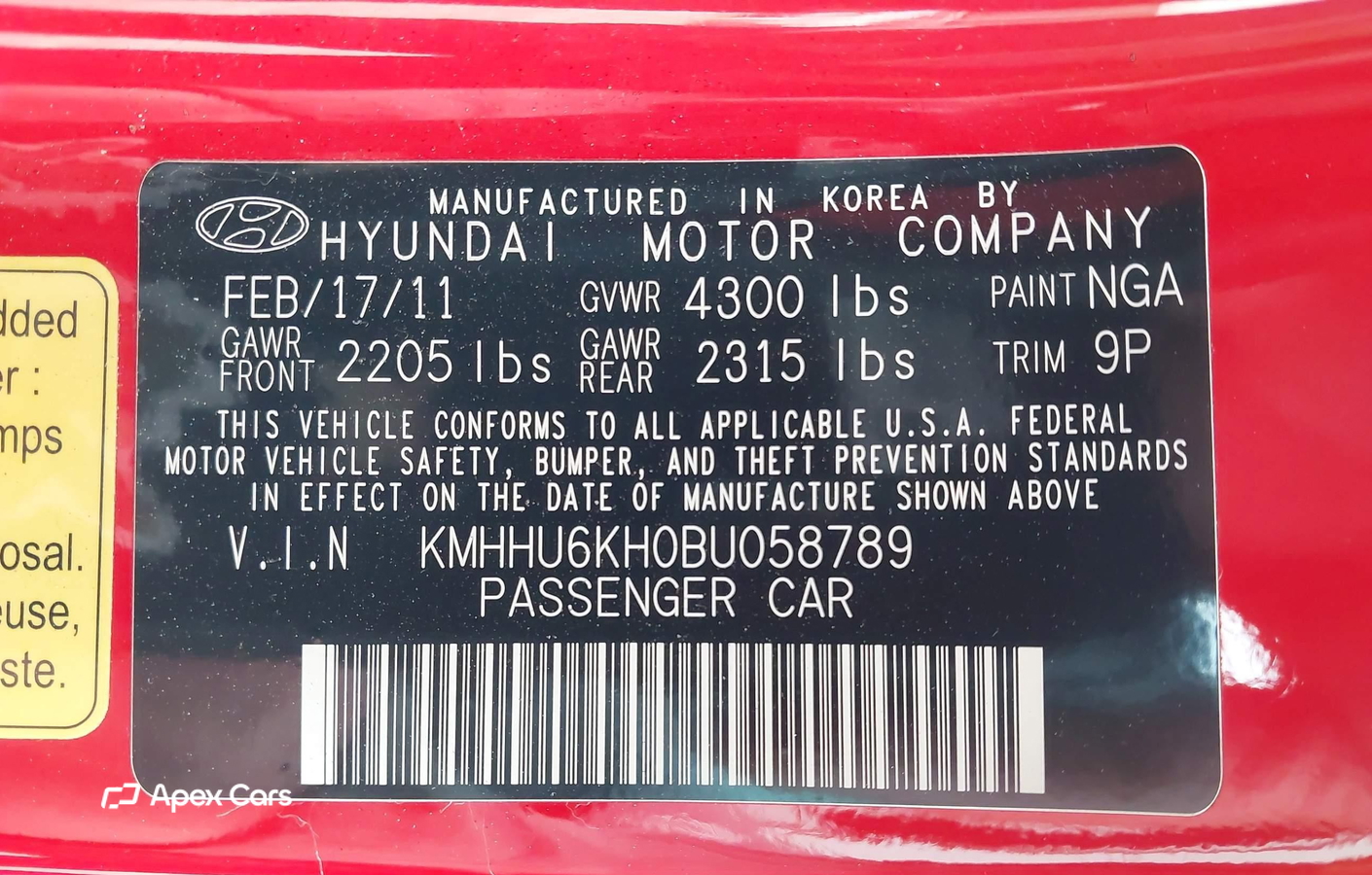Hyundai Genesis 2011