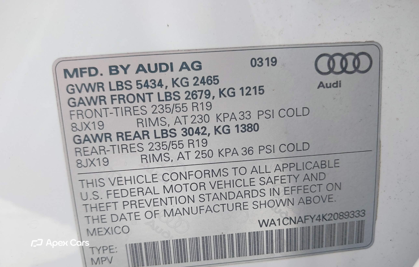 Audi Q5 2019