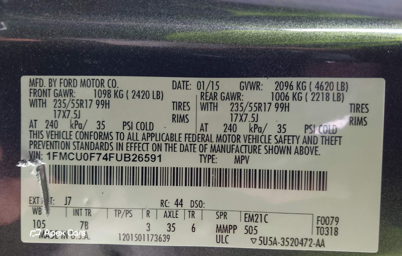 Ford Escape 2015