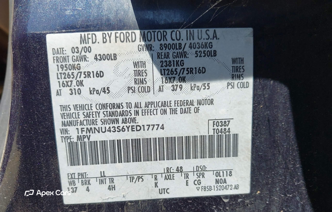 Ford Excursion 2000