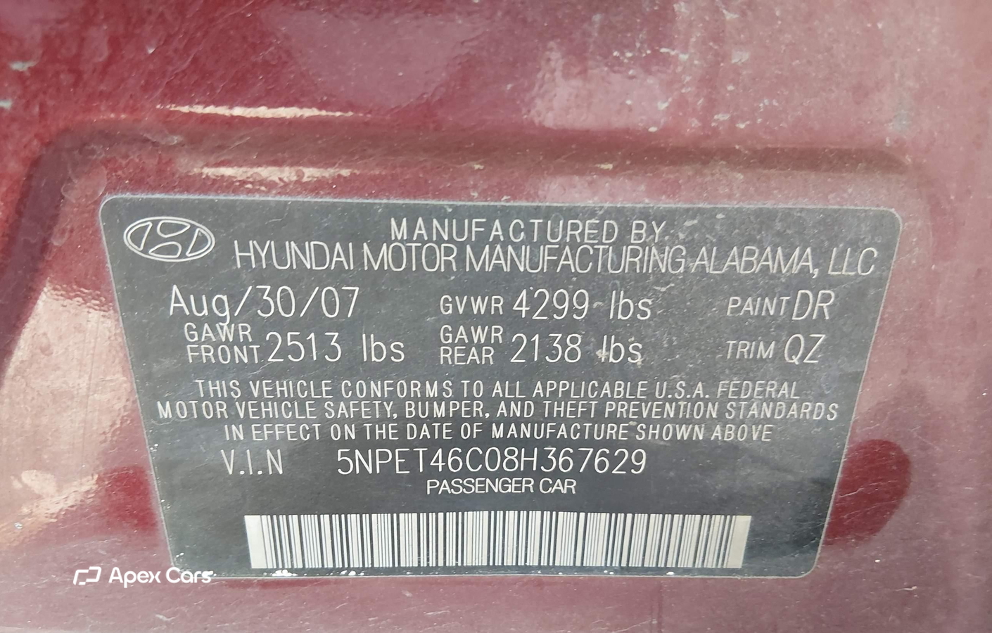 Hyundai Sonata 2008