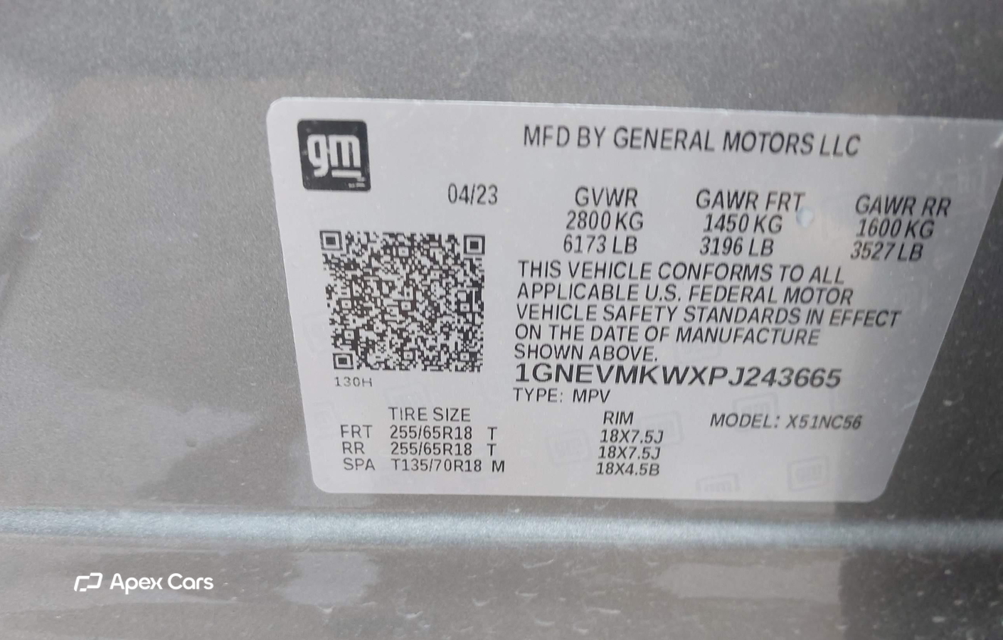 Chevrolet Traverse 2023