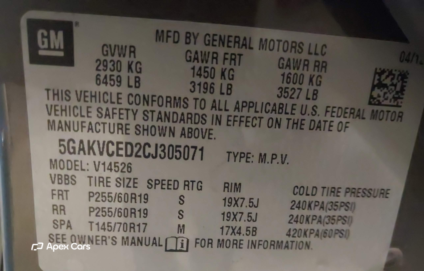 Buick Enclave 2012