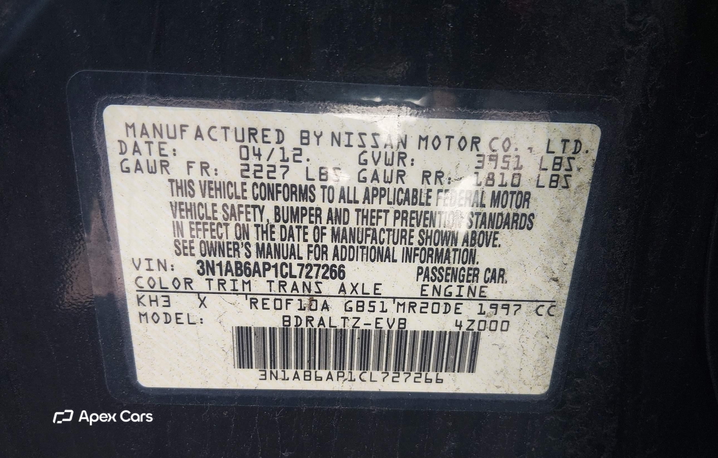 Nissan Sentra 2012