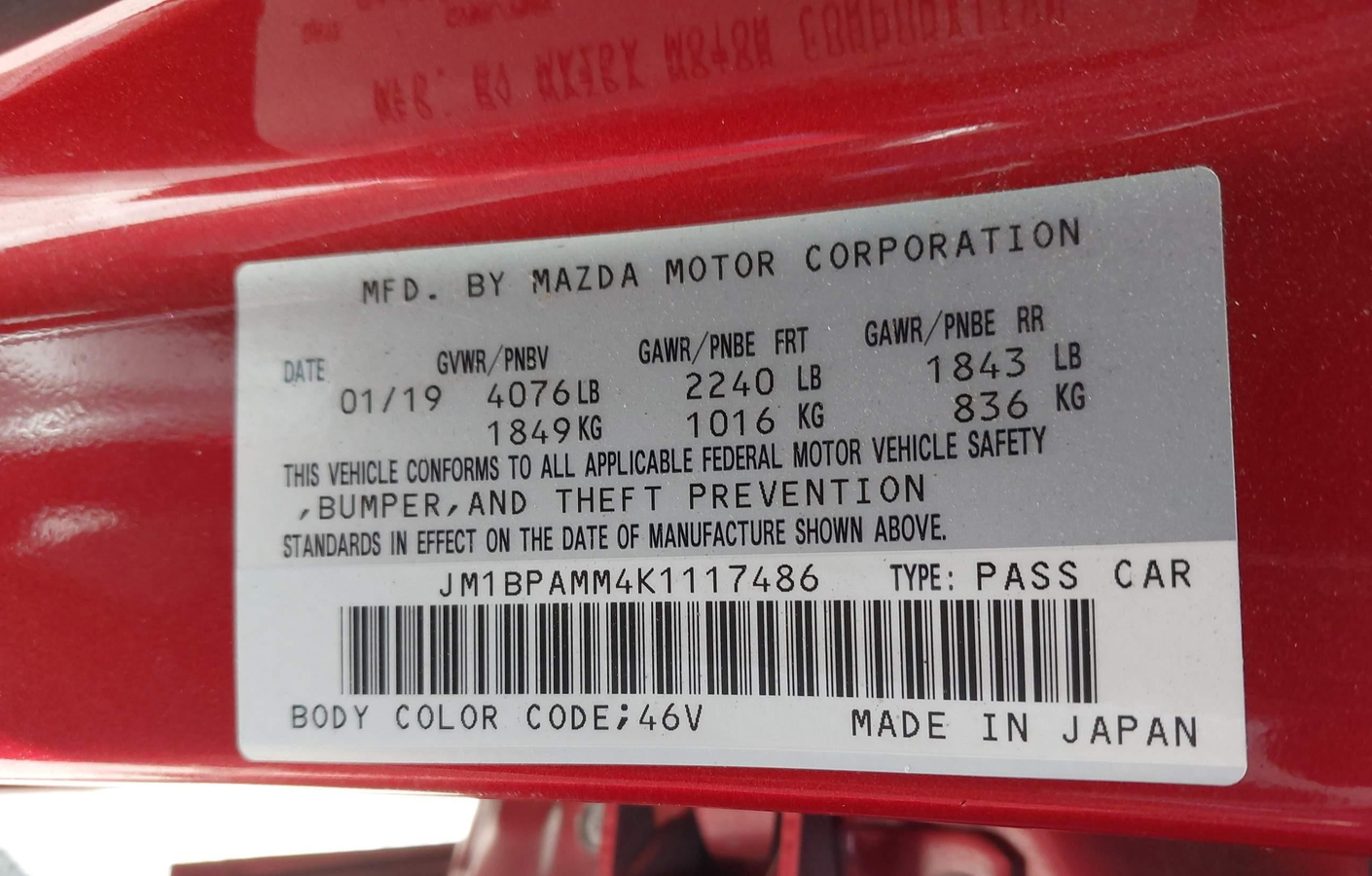 Mazda 3 2019