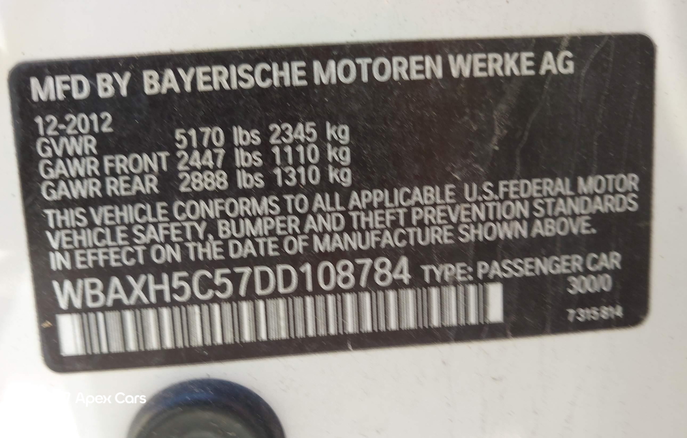 BMW Series 5 2013