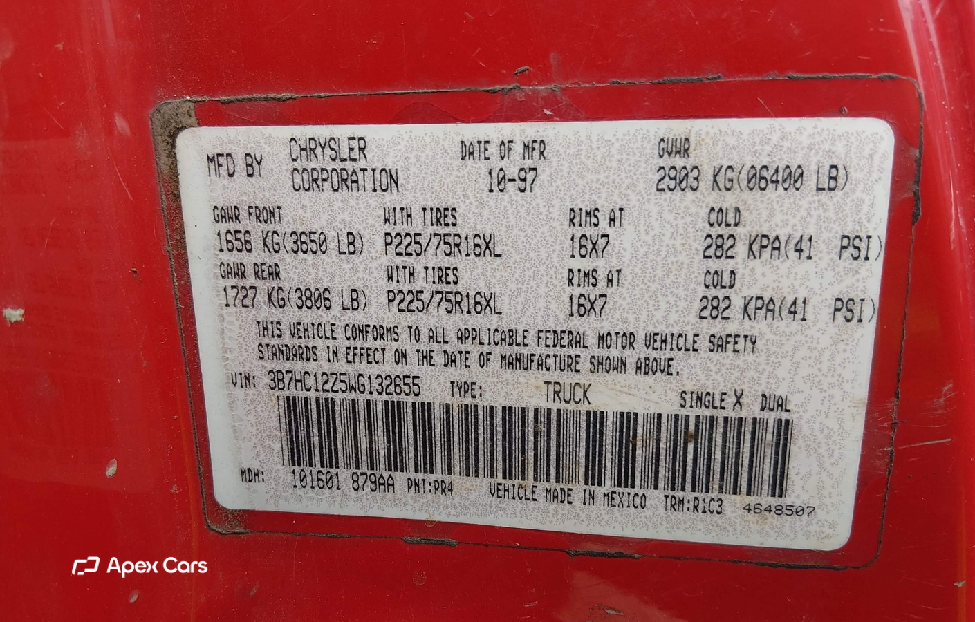 Dodge RAM 1998