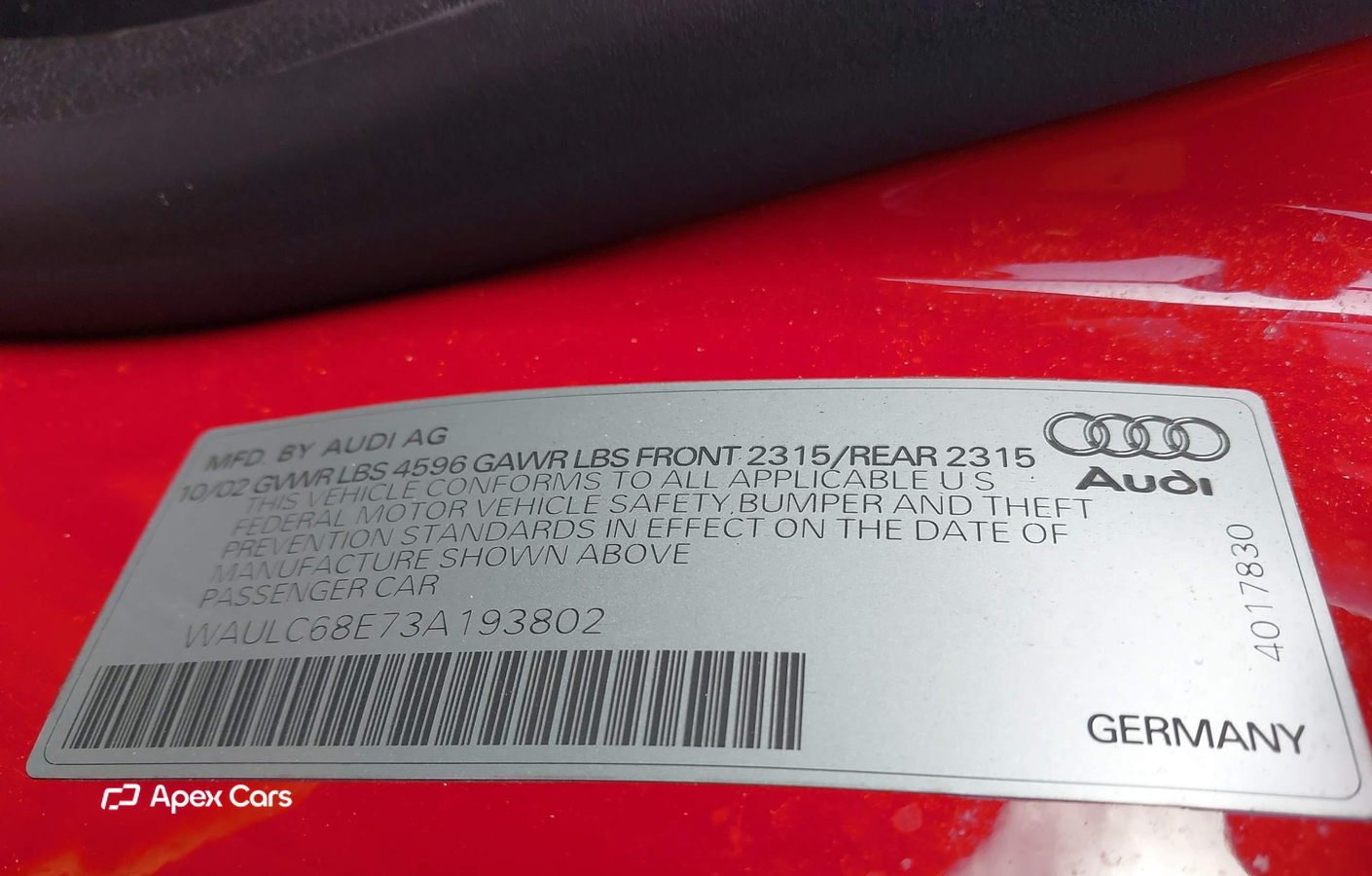Audi A4 2003