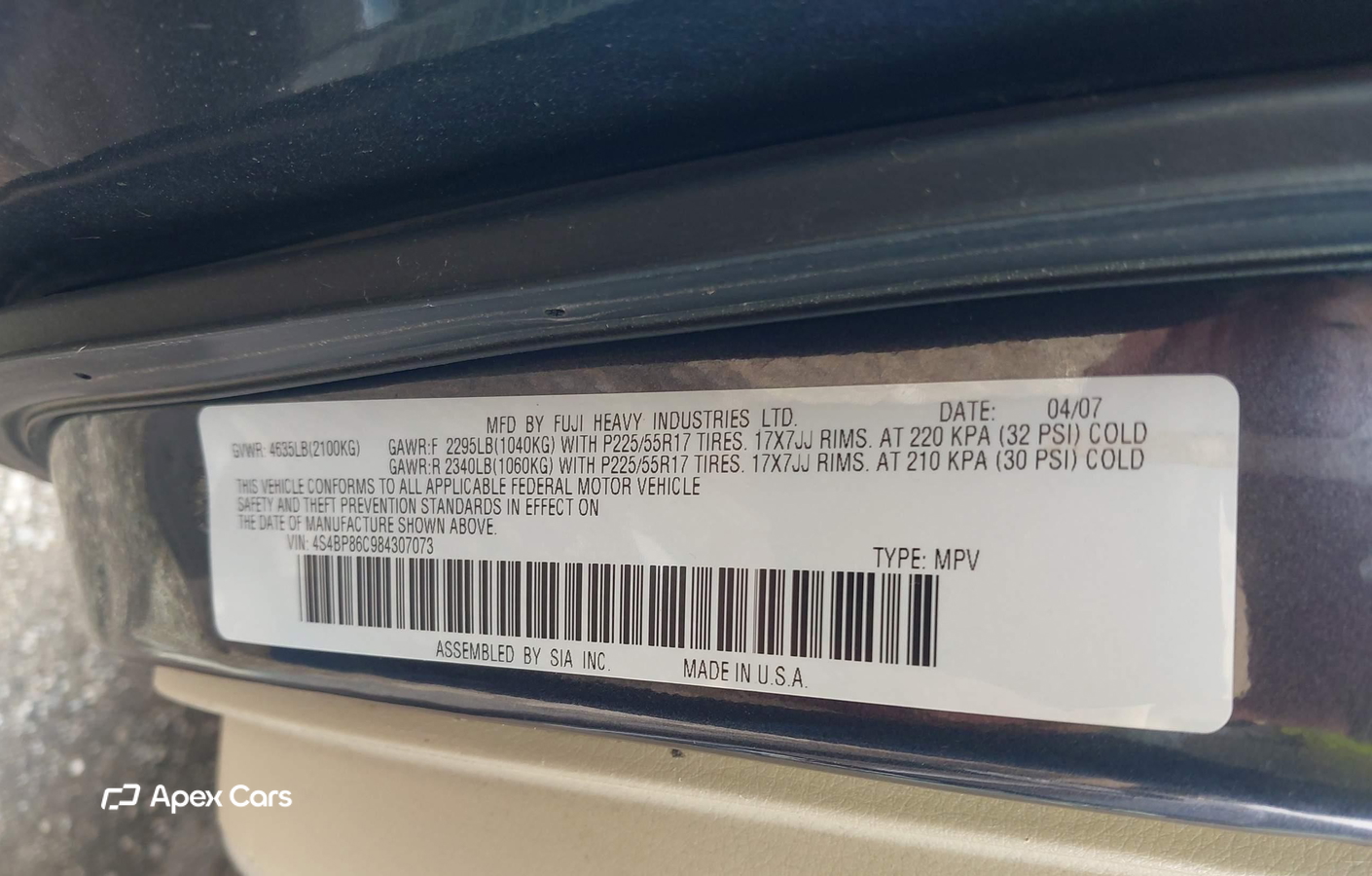 Subaru Outback 2008