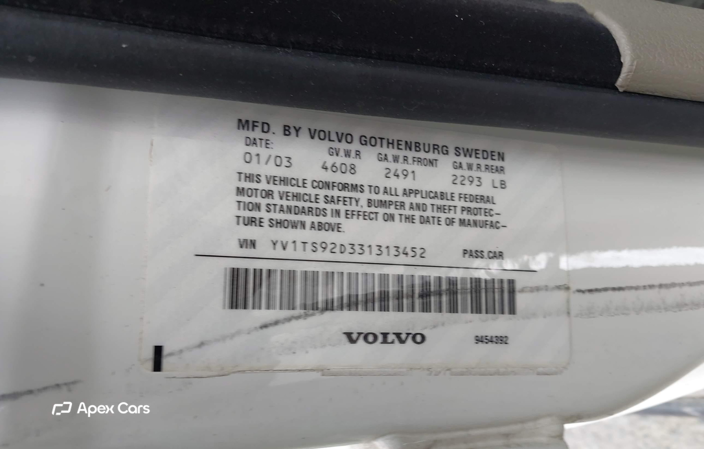 Volvo S80 2003