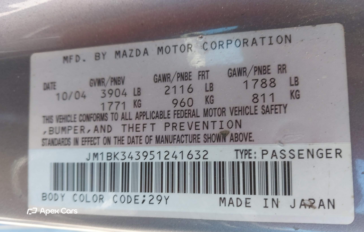 Mazda 3 2005