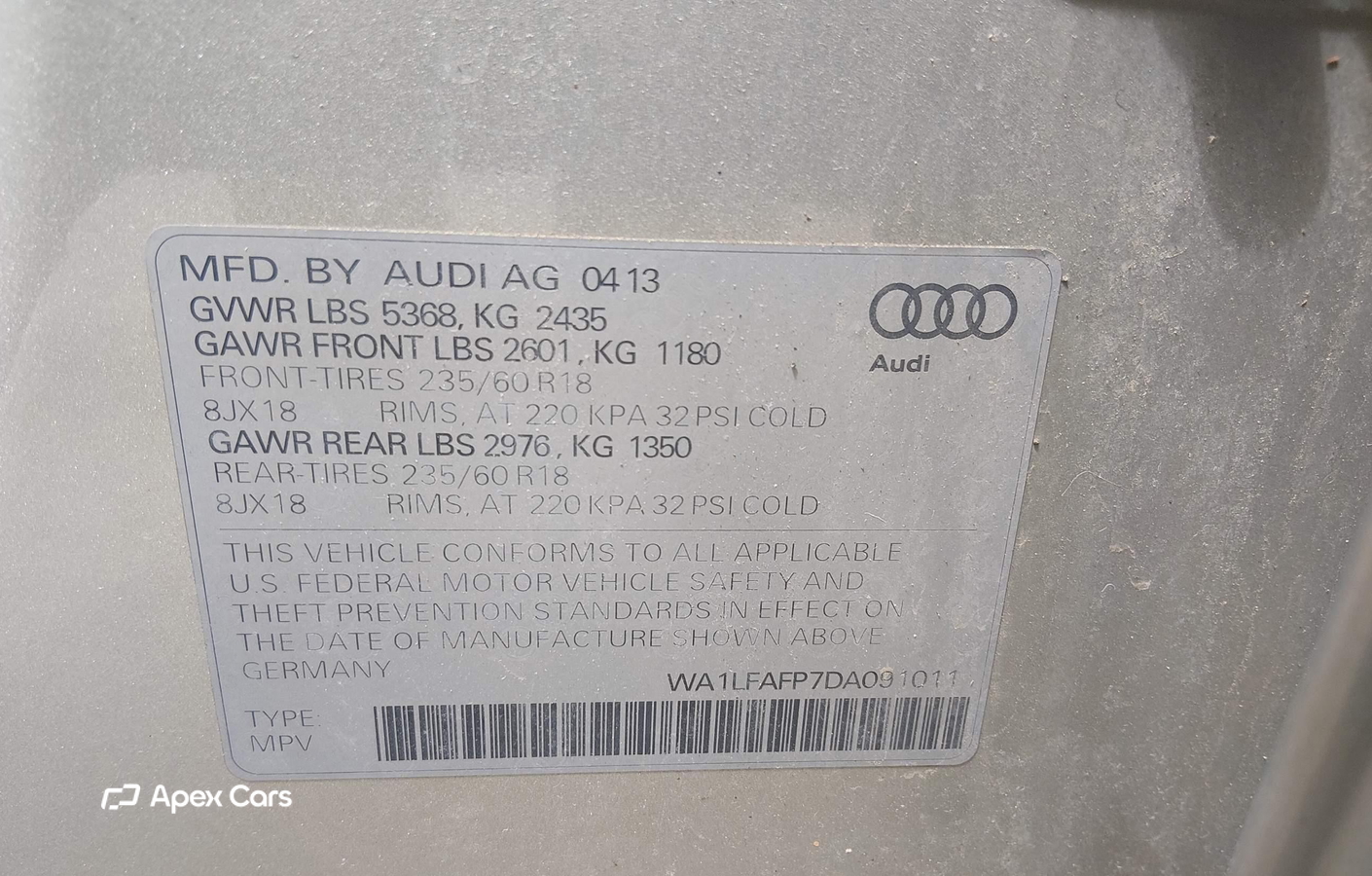 Audi Q5 2013