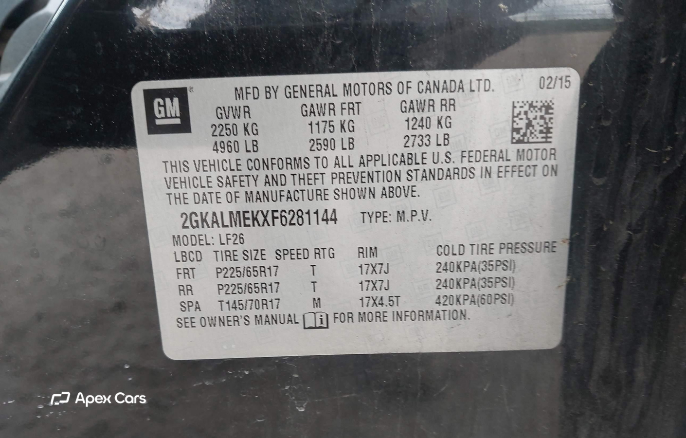 GMC Terrain 2015