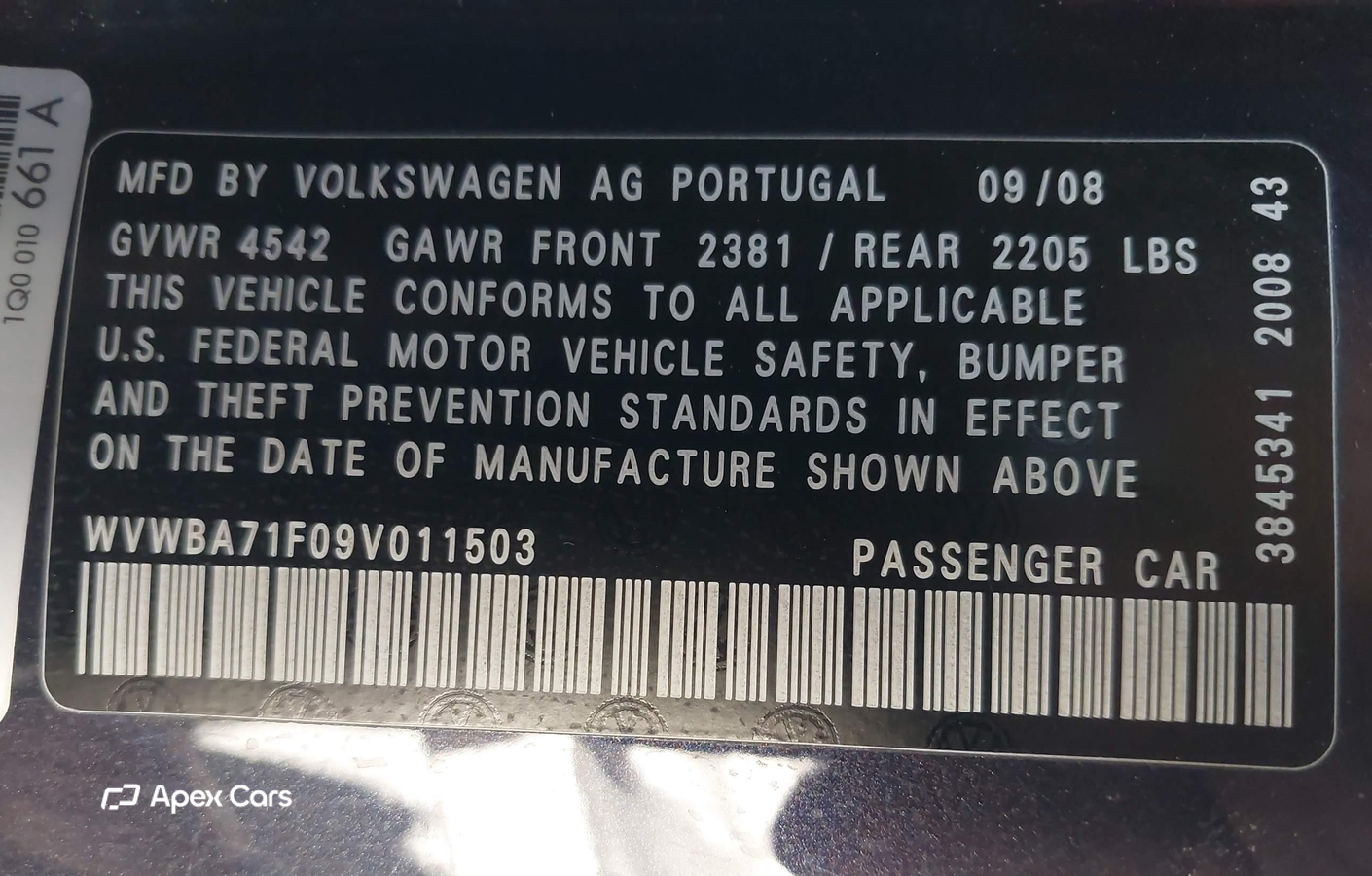 Volkswagen Eos 2009
