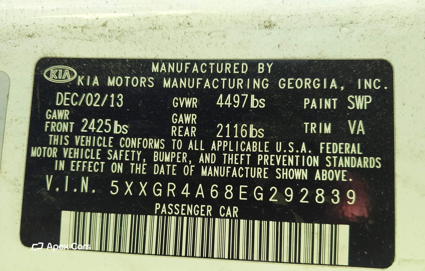 Kia Optima 2014