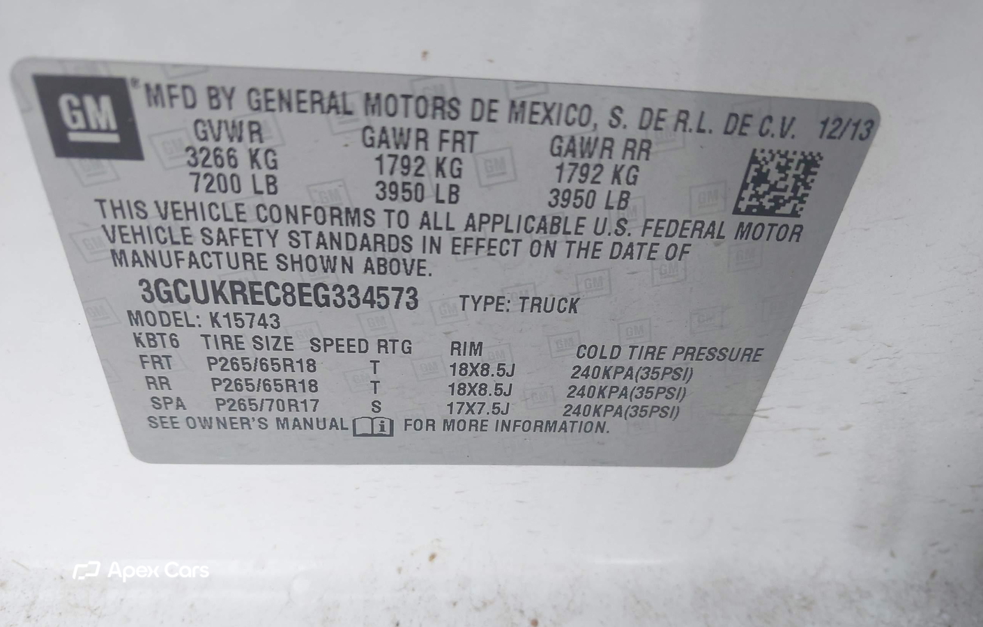 Chevrolet Silverado 2014