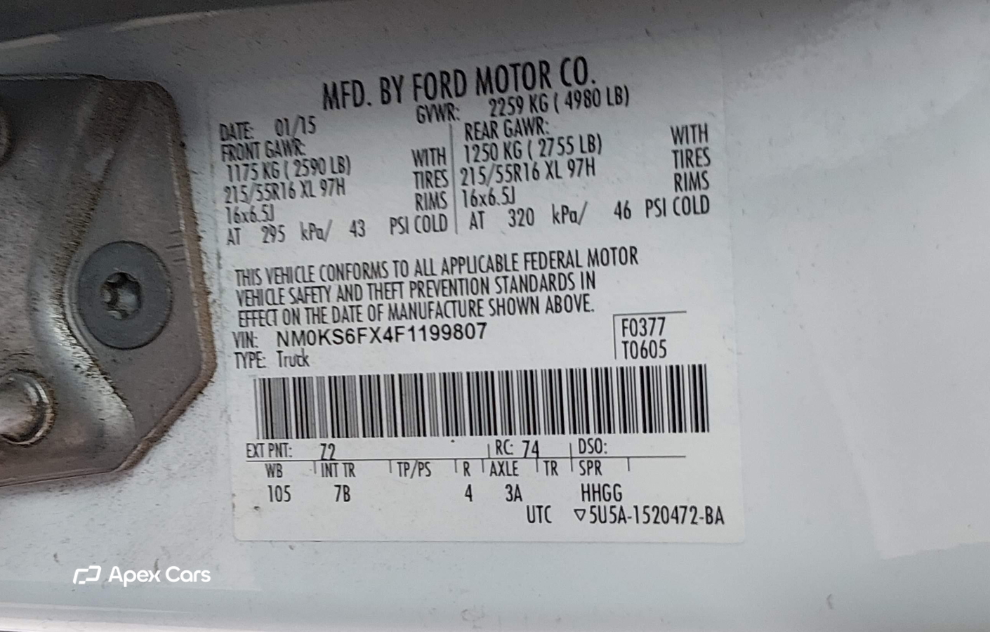 Ford Transit 2015