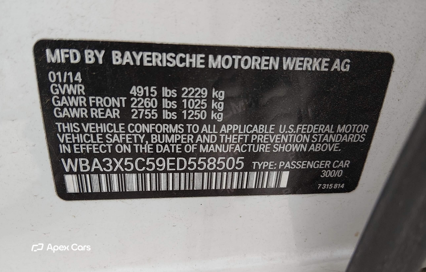 BMW Series 3 2014