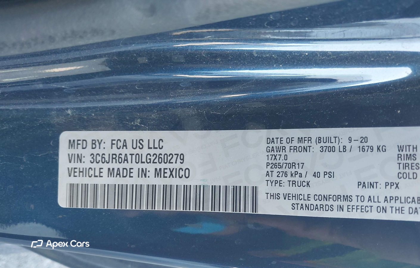 RAM 1500 2020