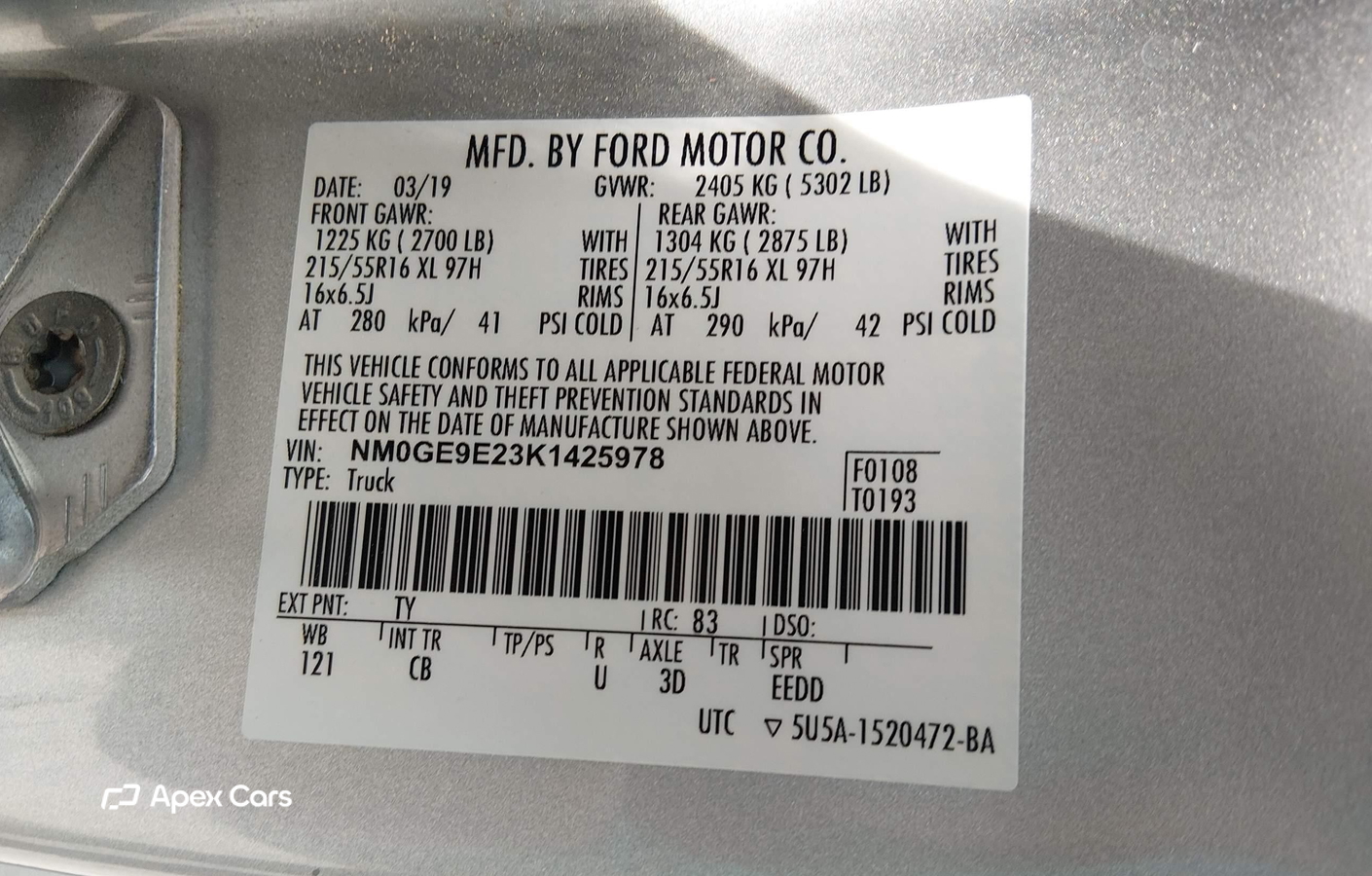 Ford Transit 2019