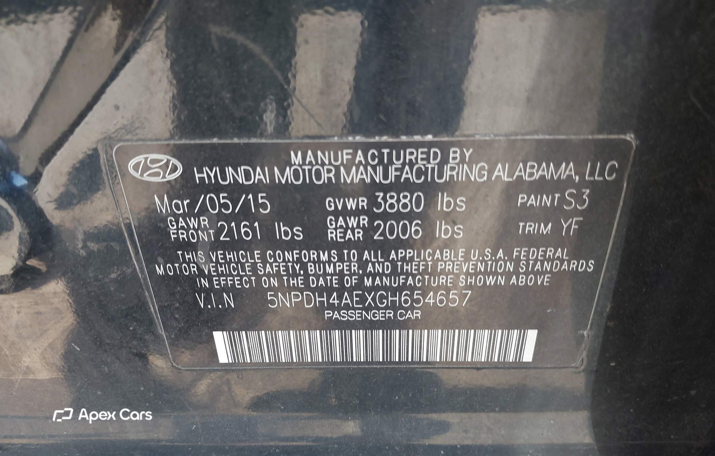 Hyundai Elantra 2016