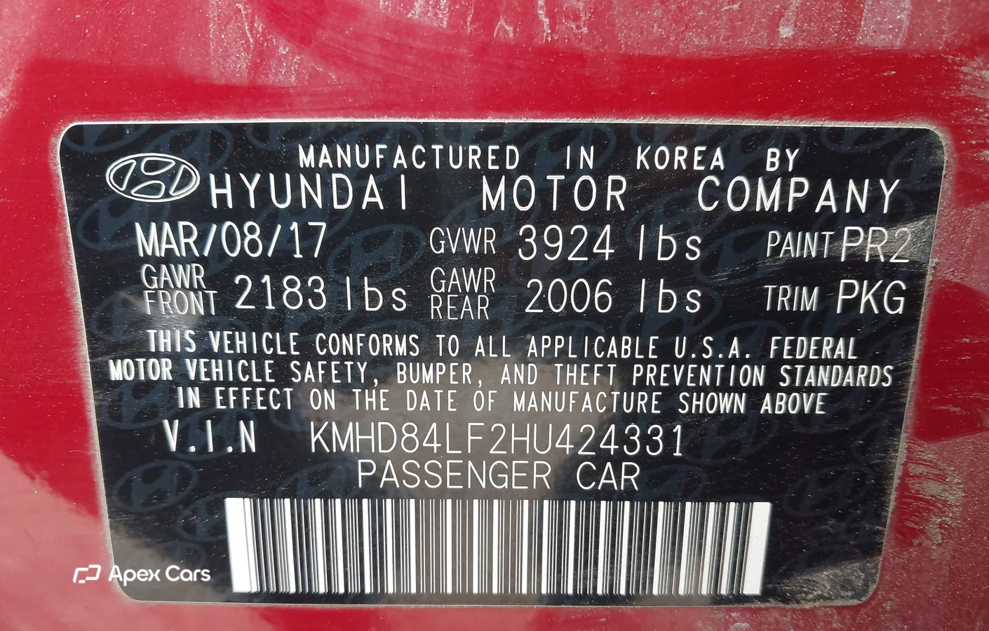 Hyundai Elantra 2017