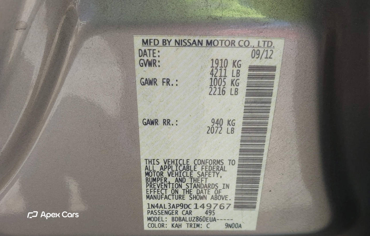 Nissan Altima 2013