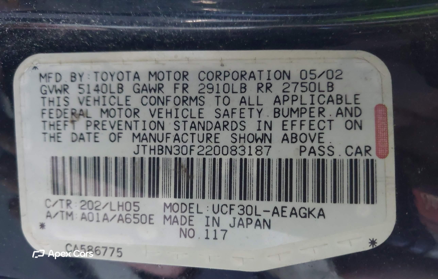 Lexus LS 2002